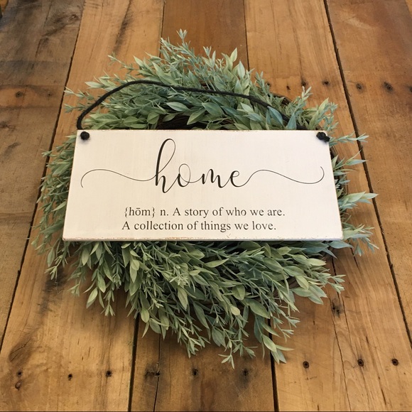 🛒2/$30!🛒 Home - Wood Painted Sign - Picture 2 of 3